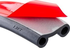 MYFAMIREA 13Ft Adhesive Tailgate Seal EPDM Rubber Universal Car Seal Str... - $28.76