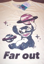 Vintage Style Walt Disney Lilo &amp; Stitch Far Out T-Shirt Xl New w/ Tag - £15.60 GBP