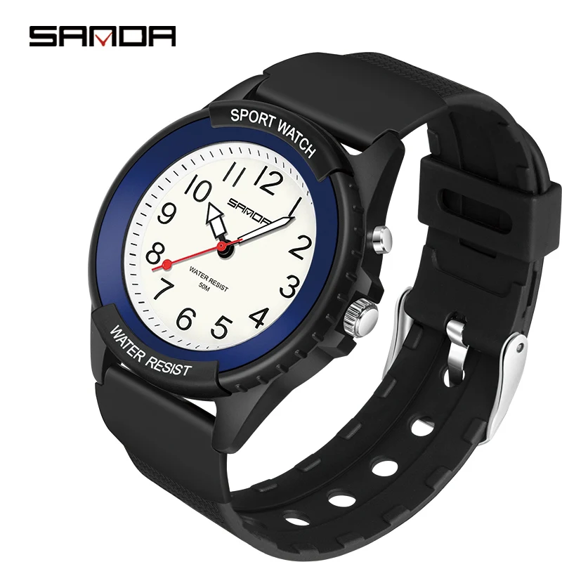 Fashion Relogio Masculino New Casual Mens Watches Simple Letters Resin W... - £18.15 GBP