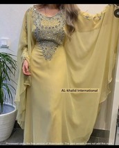 Stylish Moroccan Dubai Kaftans Abaya Farasha Dress Women Handmade Long Gown - €61,78 EUR