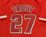 Mike Trout Signed Los Angeles Angels Baseball Jersey COA - £226.53 GBP