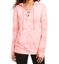 allbrand365 designer Womens Activewear Tie Dyed Lace Up Hoodie,Small - £35.38 GBP