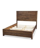 FarmHome Walnut Solid Pine Platform Bed in Queen Size - $16,002.17 MXN
