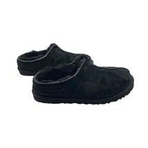 UGG Australia Black Suede Sheepskin Neuman Slipper Shoes 3234 Men’s Size 10 - £38.70 GBP
