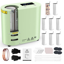 Auto Tumbler Heat Press Machine and 8Pack 20oz Stainless Steel Sublimati... - $16,763.29 MXN