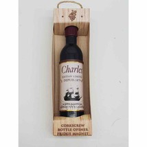 Corkscrew Wine Opener Magnet - Personalized with Charles - $10.57