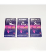 Sony 8-Hour 3 pack (EP) Premium Grade T160 Blank Recordable VHS Sealed T... - $277.99 MXN
