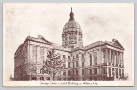 Postcard Georgia State Capitol Building Atlanta Georgia - £4.52 GBP