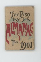 The MINI  Piso pocket book ALMANAC for 1901 Vintage - $19.99