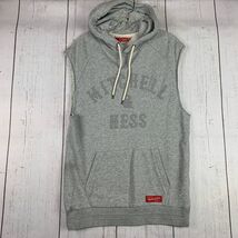 Mitchell &amp; Ness Large Gray Sleeveless Pullover Sweatshirt New Women - $27.90 CAD
