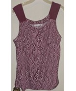 Women’s New York and Company Tank Top Stretch Sleeveless Pleated - Size ... - £11.67 GBP