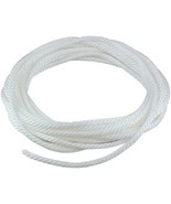 60&#39; Ft 5/16&#39;&#39; Braided White Nylon Flagpole Halyard (Rope) - £13.56 GBP