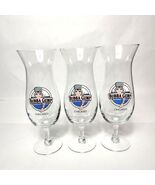 Set 3 Bubba Gump Shrimp Co Chicago Hurricane Glasses 9.75" Tall Restaurant - $29.89