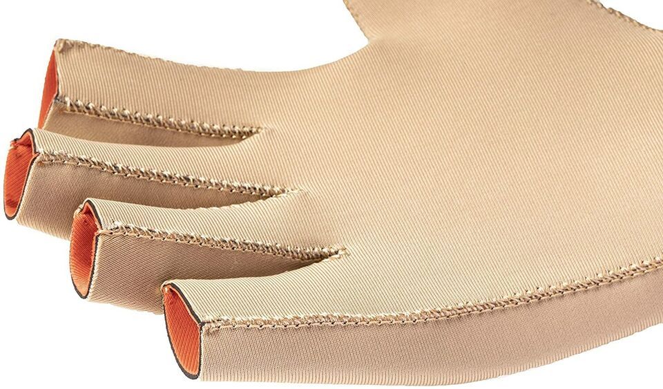 Actimove Arthritis Care Arthritis Gloves (Beige) Small warmth and medical compre Item image 3