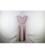 Vtg 60s Rockabilly Womens Medium Distressed  Flower Floral Lace Princess... - $44.50