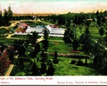 Vista Di Pt. Defiance Park TACOMA Wa Washington 1908 DB Cartolina T14 - $7.13
