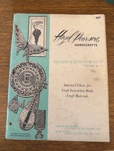 Vintage Hazel Pearson Handicrafts Catalog No 17 Late 1960&#39;s Craft Supply... - $9.69