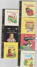 7 Little Little Golden Books includes FIRE ENGINES, TOOTLE nice copies - $50.00