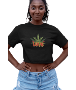 Cannabis Love Womens Crop Top - £11.78 GBP