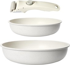 GiPP Non Stick Frying Pans Set Removable Handle 3 PCS Set - $23.75