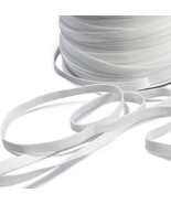 1/4 Inch, 50 Yards Flat Elastic Band, CoutureBridal Braided Stretch Stra... - $12.86