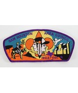 Vintage 1990 Sam Houston Texas Purple SHAC Boy Scout BSA CSP Shoulder Patch - €10,14 EUR