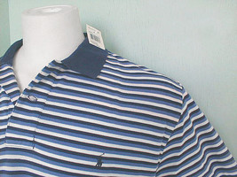 NEW! NWT! Polo Ralph Lauren Striped Polo Shirt!  M  *Shades of Blue and ... - £35.96 GBP