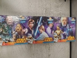 Disney Star Wars 3 In 1 Puzzle Panorama Set 211 Pieces - Brand New &amp; Sealed - £7.80 GBP