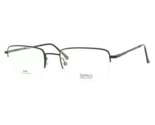 Safilo Elasta 7214 PDE Matte Black Men&#39;s Half Frame Eyeglasses 55-21-145... - $71.20