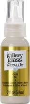 FolkArt Gallery Glass Paint 2oz-Metallic Gold - $13.54