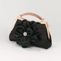 New Lady Banquet Bag Wedding Bridesmaid Dress Bag Lock Cheongsam Clutch Retro Fl - £55.95 GBP