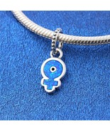 Sterling silver Powerful Women Opalescent Dangle Charm Fit ME / Moments ... - $21.67 CAD