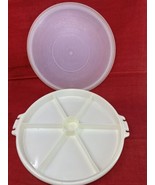 Millionaire Line TUPPERWARE Divided Server 12&quot; Tray Vegetable 405-1 Pizz... - $12.37