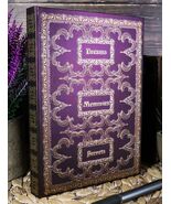 Dreams Memories Secrets Floral Scroll Art Embossed Blank Page Journal Book - $372.87 MXN