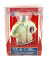 CUBS MAJOR LEAGUE BASEBALL HAND CRAFTED GLASS CHRISTMAS HOLIDAY ORNAMENT... - $24.99