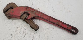 *PV29) Vintage 14&quot; Forged Heavy Duty Super EGO Adjustable Jaw Pipe Wrench Spain - £7.76 GBP