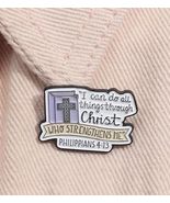 I Can Do All Things Though Christ Enamel Pin - £6.88 GBP