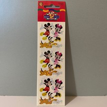 Vintage Sandylion Disney Stickers Mickey &amp; Minnie Mouse Pluto - £9.42 GBP