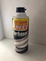 Sensitive Skin Barbasol Thick Shaving Cream 14.75oz Can NEW Old Stock - $9.61