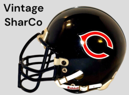 CHICAGO BEARS AUTHENTIC VINTAGE ORIGINAL SHARCO MINI FOOTBALL HELMET - $79.19