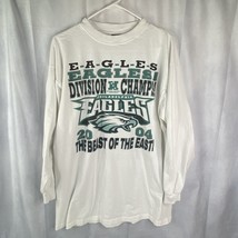 2004 Philadelphia Eagles Eastern Division Champions Roster T-Shirt Mens 2XL - $65.13