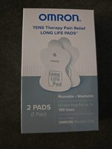 Omron PMLLPAD Electrotherapy Long Life Pads Size Large 1 Pair Of 2 Ct (B... - £9.53 GBP