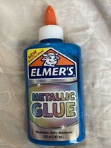 Elmer&#39;s Metallic Glue 5oz-Blue New (Great For Slime) - $6.17