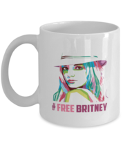 Britney Mugs Free Britney Silhouette Color White-Mug  - £12.74 GBP