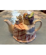 Sunshine Teapot Looking Like Table Set For Tea - $6.00