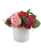 MARTHA STEWART Valentine&#39;s Day Red &amp; Pink Ranunculus Centerpiece NEW - £14.38 GBP