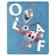 Northwest Enterprises Disney Frozen 2 Olaf Silky Soft Throw Blanket 40&quot; ... - $33.99