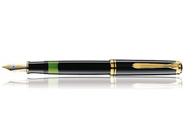 Pelikan Souveran 800 Black GT Fine Point Fountain Pen - 995563 - £465.75 GBP