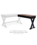 Wildenauer - Brown / Black - Home Office Desk Return - $4,456.29 MXN