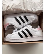 Adidas Superstar J #1 - Womens Training Shoes - White/Pink - Size US6/UK... - €95,46 EUR